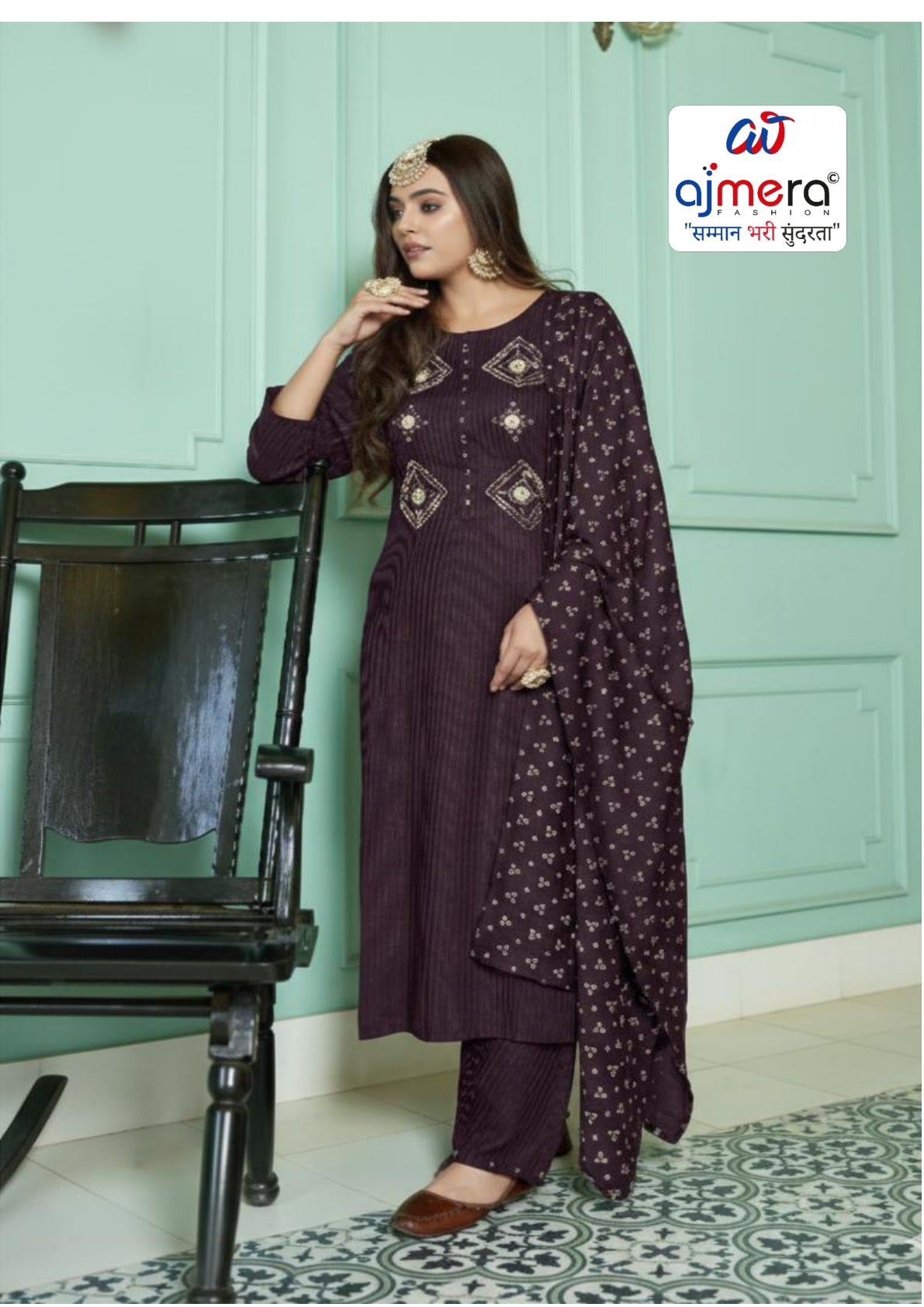 Designer Pakistani Party Wear Suit for Women | SWE-PORSHE