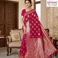 Detailed Jacquard Silk Saree With Blouse Piece | DBU-BANARASI SILK VOL-06