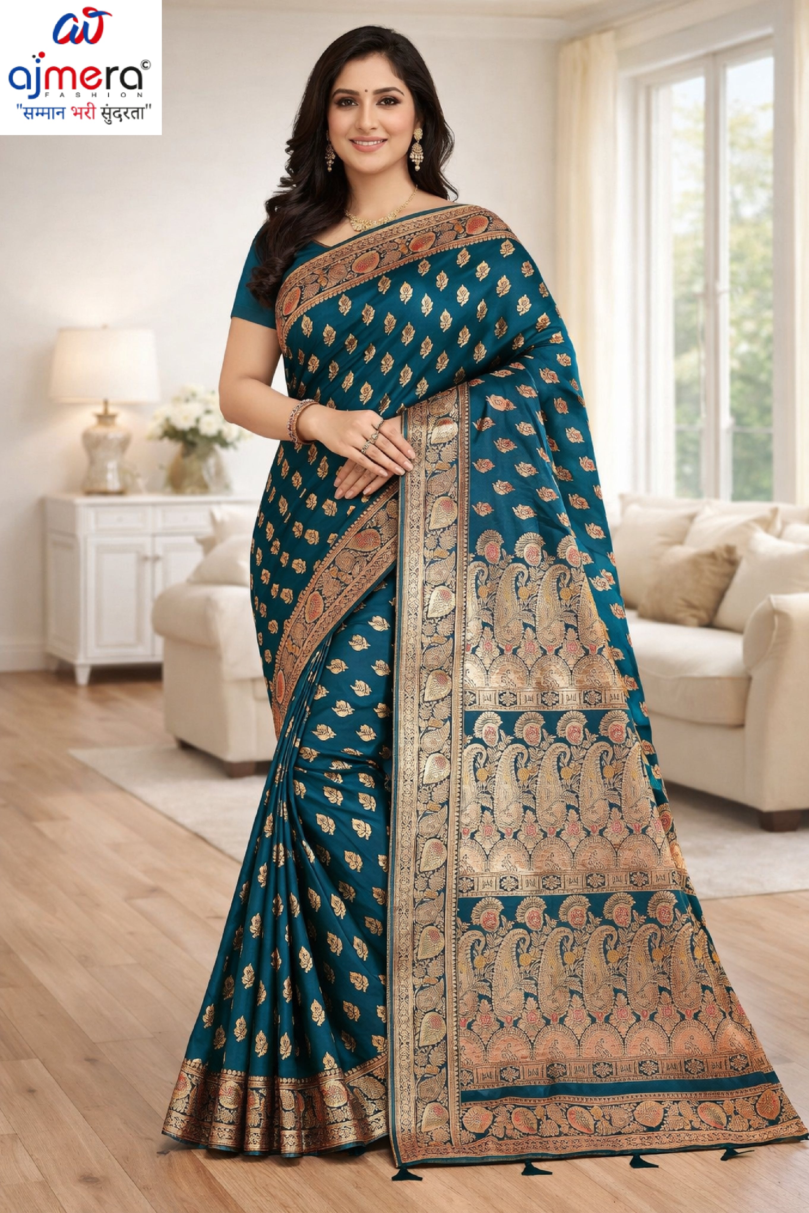 Artisan Craft Jacquard Silk Saree With Blouse Piece | TUL-CLEAR SILK VOL-15
