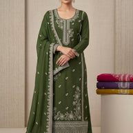 Premium Roman Silk Unstitched Suit Set | VAA-HILTON