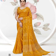 Beautiful Printed Saree with Blouse Piece for Cultural Celebrations | RDD-RINKAL