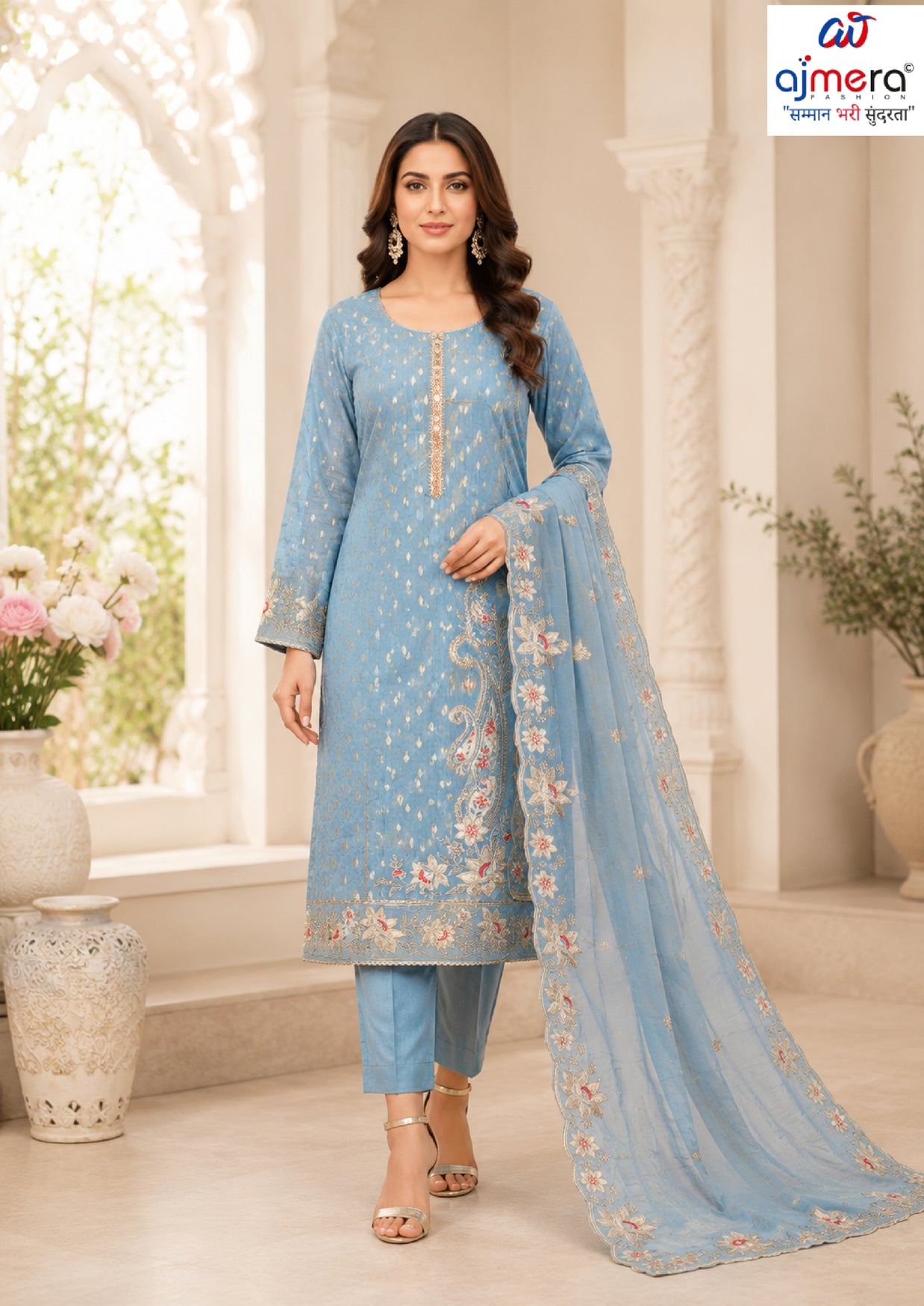 Premium Viscose Unstitched Suit Set | AAR-ZURI