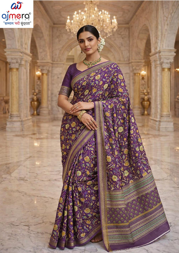 Fashionable Printed Saree with Blouse Piece for Festive Collection | RMF-BAHURANI VOL-3