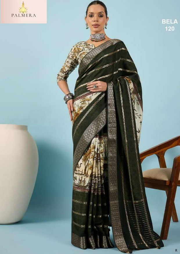 Bela Viscose Saree with Blouse for Premium Ethnic and Designer Wear | ALL-BELA-120