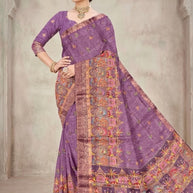 Premium Charm Jacquard Silk Saree With Blouse Piece | DNA-GIPSY