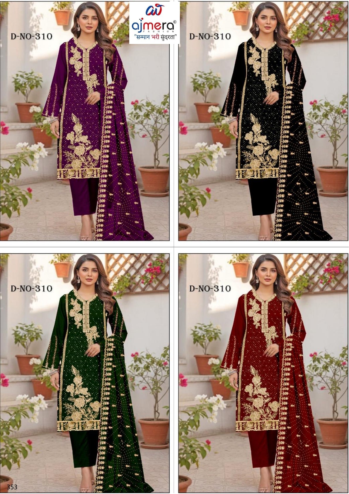 Premium Designer Unstitched Suit Set | YF-BIPASA