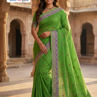 Soft Cotton Saree with Blouse Piece for Premium Ethnic and Traditional Wear | DS-KANAK