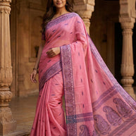 Designer Cotton Saree with Blouse Piece for Premium Ethnic and Traditional Wear | DS-RUHI