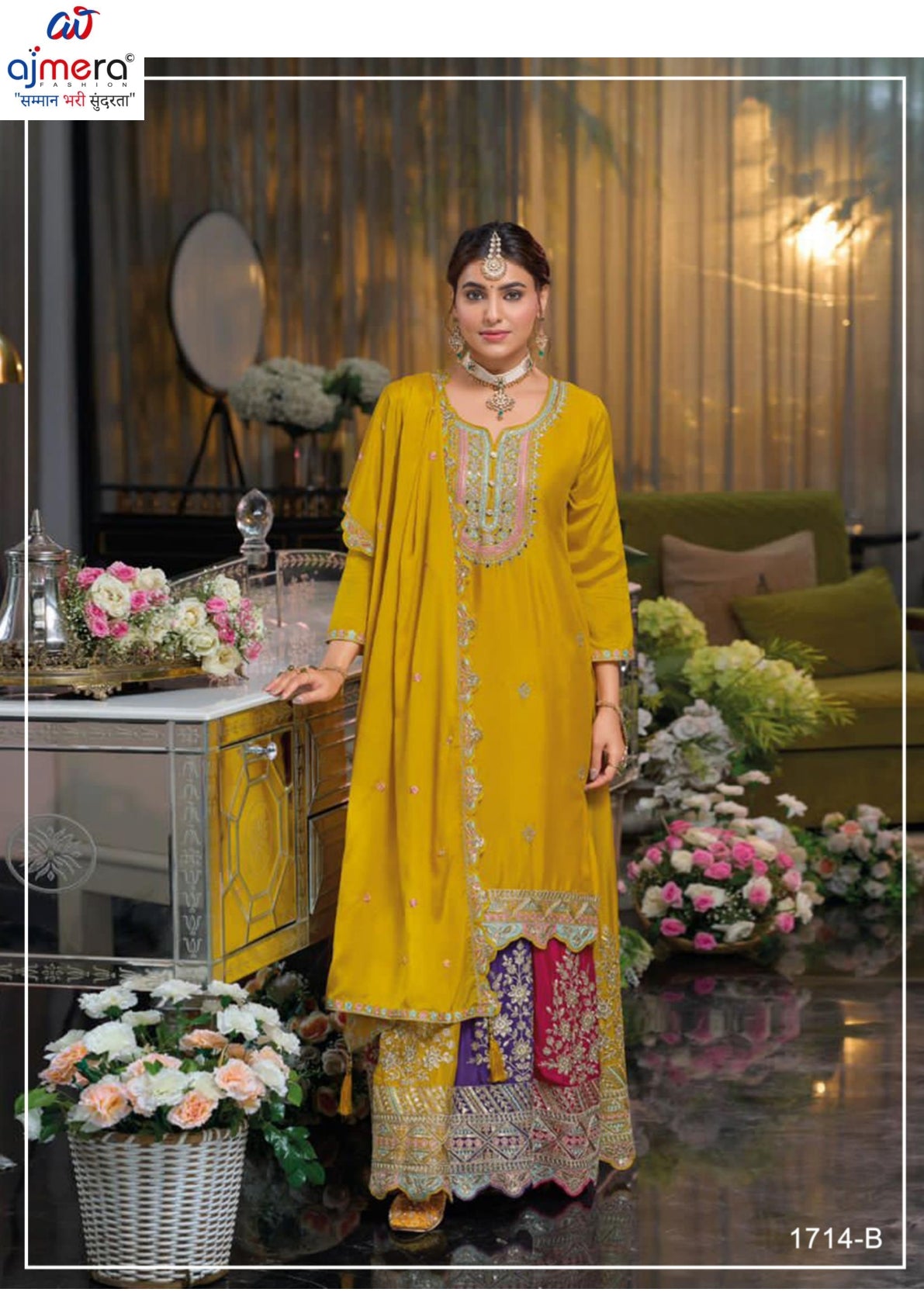 Designer Premium Ladies Pakistani Suit for Women | DIF-1714