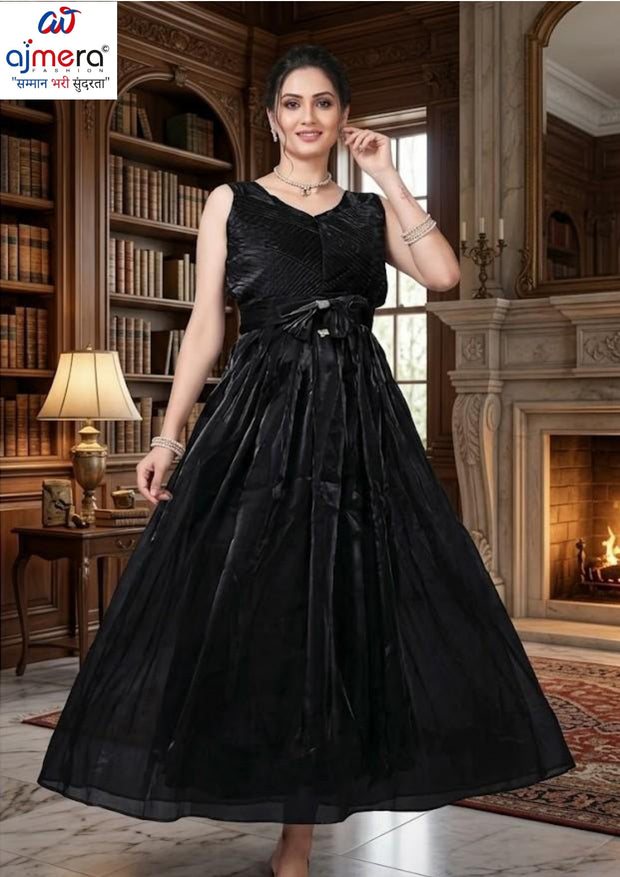 Elegant Designer Jimichu Party Wear Gown for Women | PSN-MANNAT-01