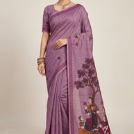 Fashionable Jacquard Silk Saree with Blouse Piece for Special Events | CUT-11667