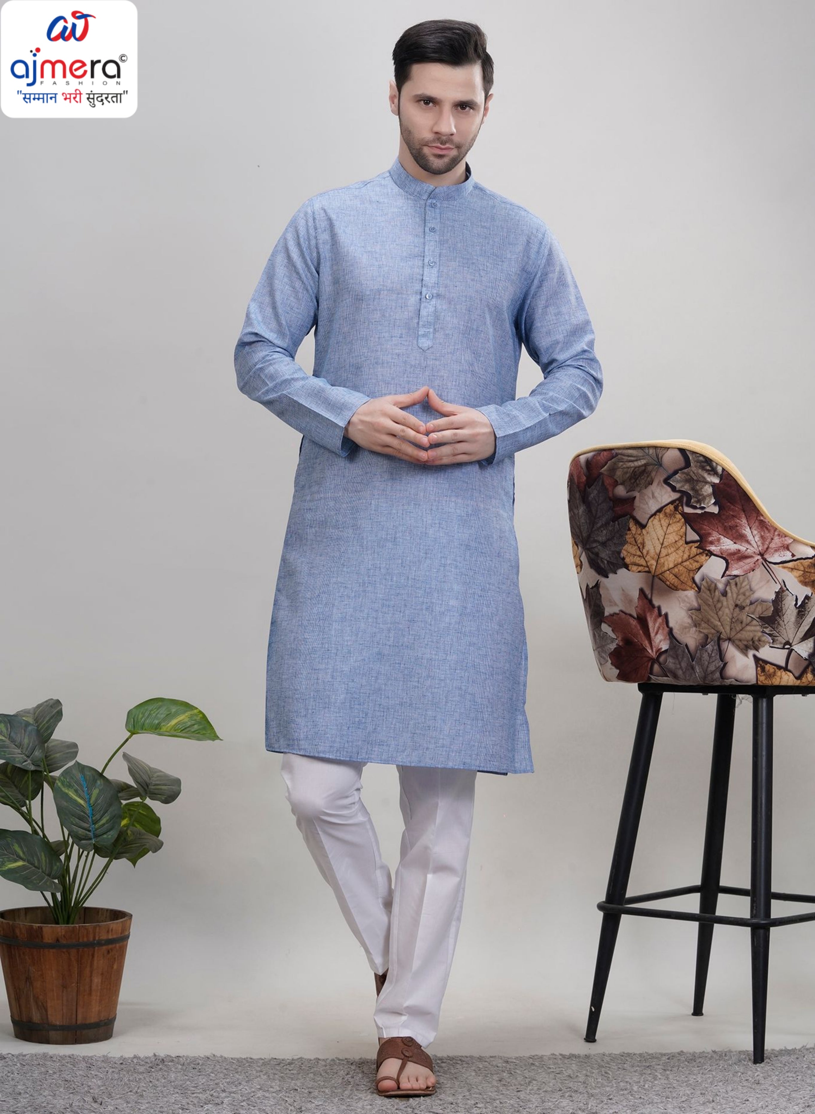 Premium Men's Kurta & Pajama for Wedding & Festive Wear | SNA-MKP12882