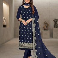 Elegant Georgette Unstitched Suit Material | LEO-6079
