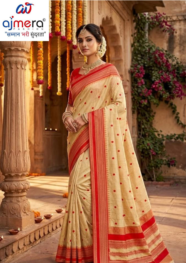 Fashionable Jacquard Silk Saree with Blouse Piece for Special Events | DOF-BEAGAUM BEAUTY-2
