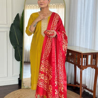 Designer Premium Ethnic Kurti Collection for Women | INDO-BB9KH400