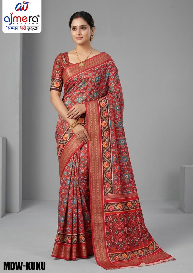 Majestic Elegance Jacquard Silk Saree With Blouse Piece | MDW-KUKU