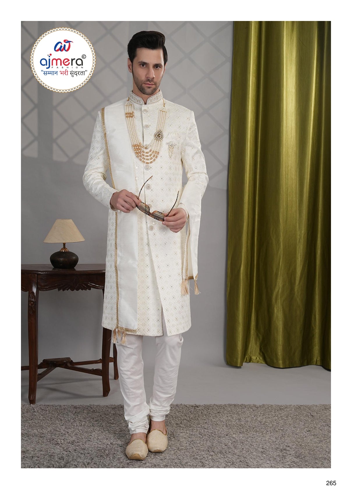 Mens Sherwani Supplier for Retailers | SNA-MSW11090