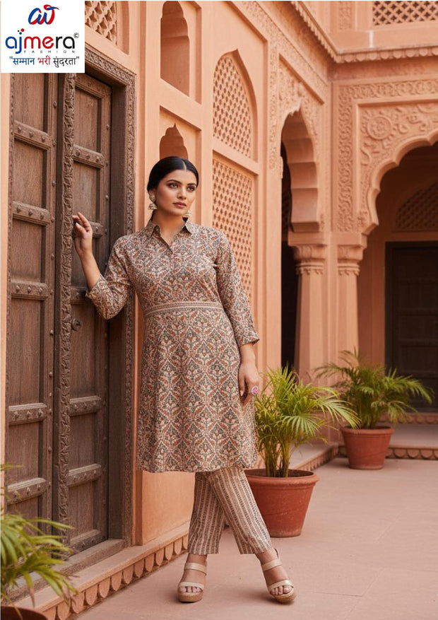 Designer Co-Ord Kurti Set for Women | SES-CLASSY