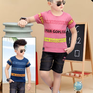 Kids T-Shirt & Pant Set Wholesale | SAP-1085-1