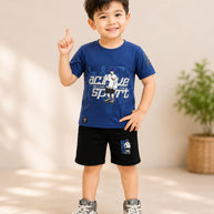 Boys T-Shirt Pant Set Wholesale in Surat | BCN-9315