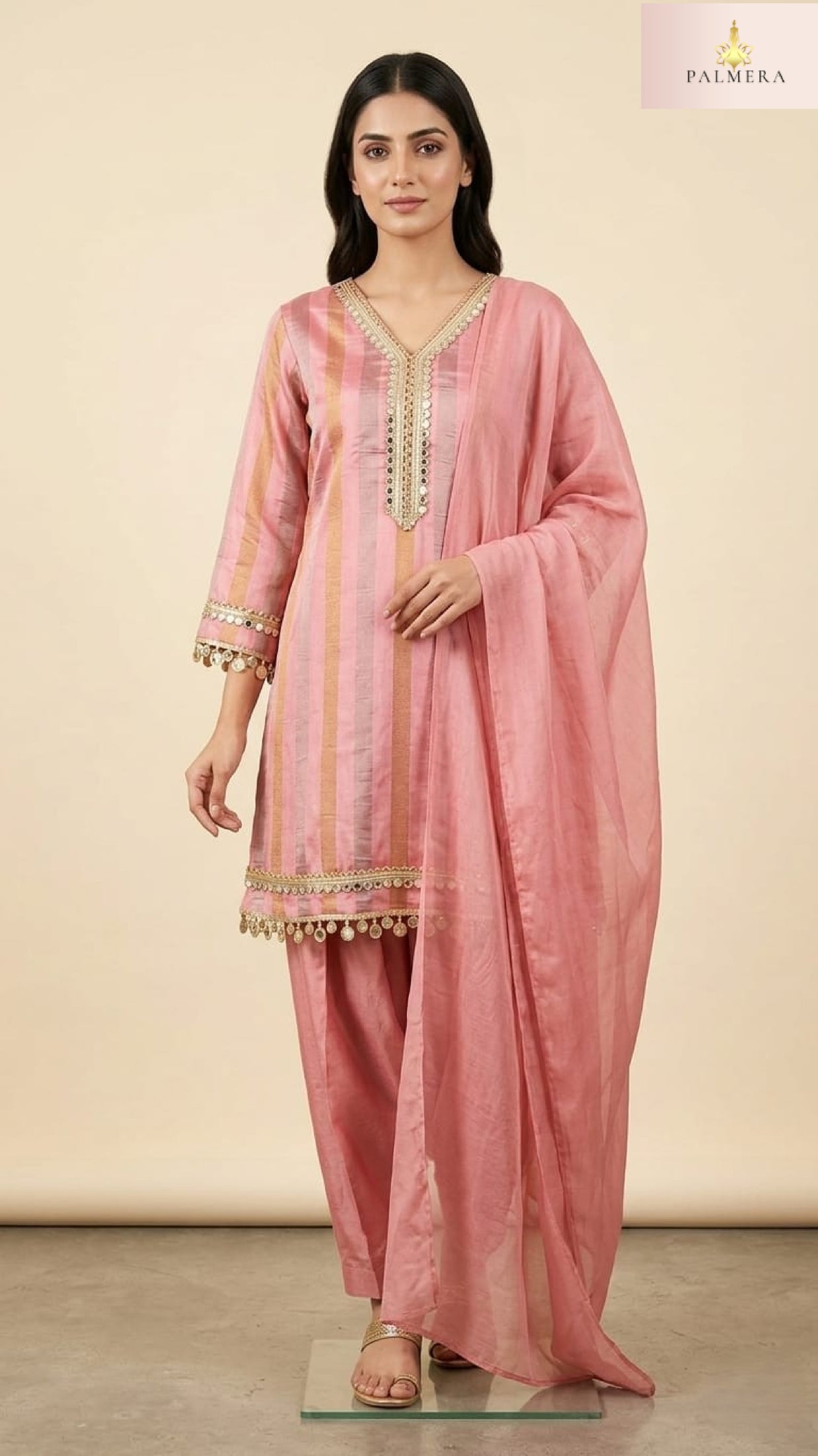 Elegant Designer Palmera Kurti Set for Women | MSA-1541