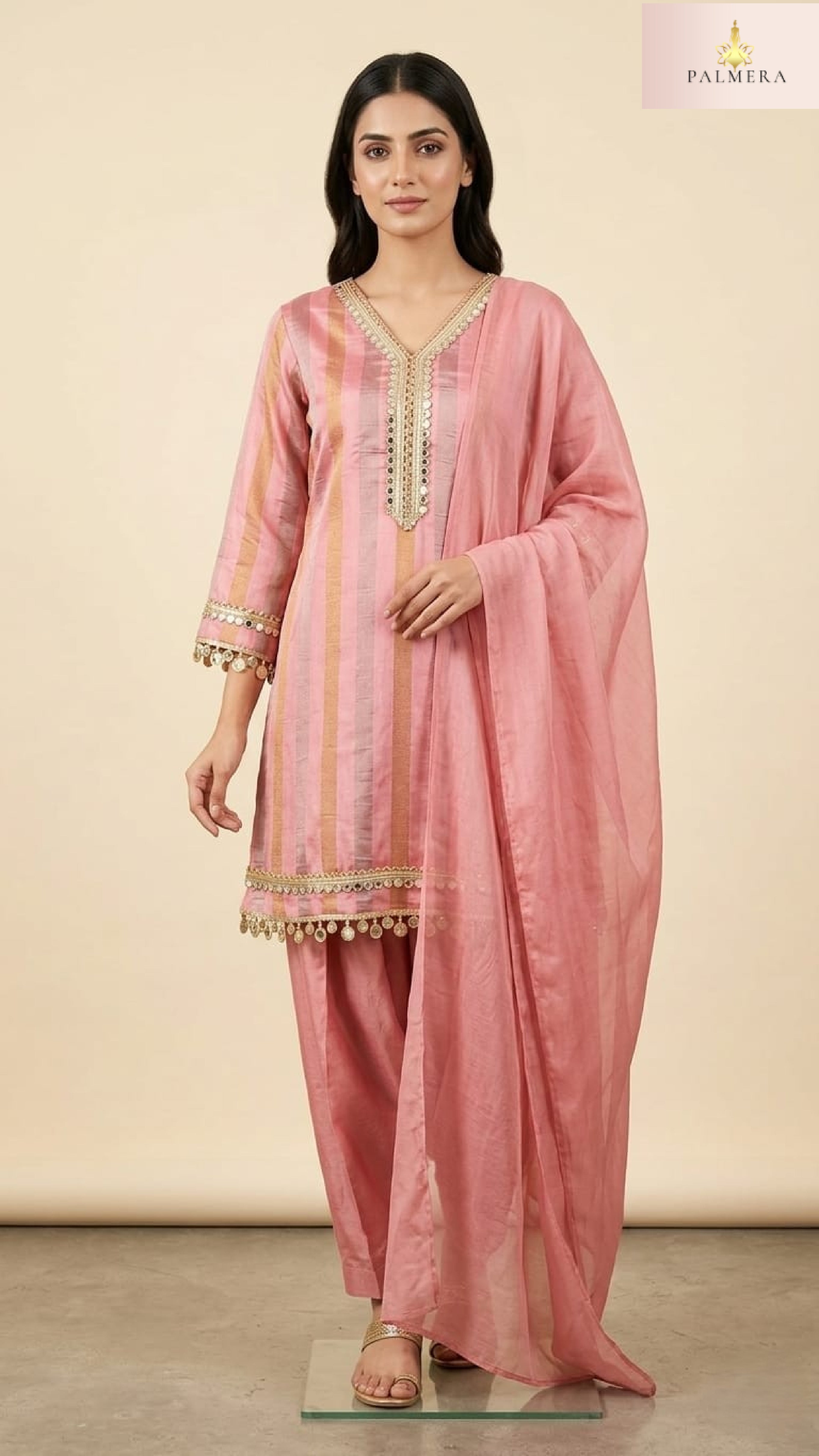 Elegant Designer Palmera Kurti Set for Women | MSA-1541