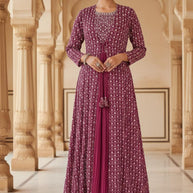 Designer Gown for Women | MOE-A407-L