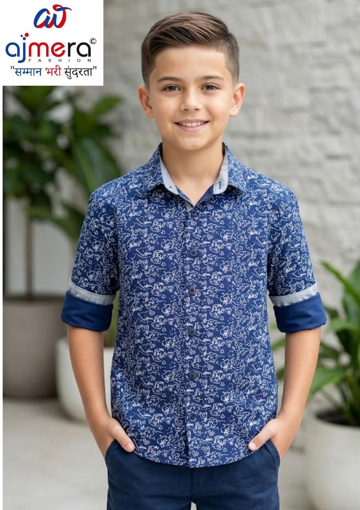 Wholesale Boys Printed Shirt Collection | DAG-PRINTED SHIRT-1