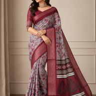 Graceful Printed Saree with Blouse Piece for Modern Ethnic Fashion  | RDD-VARSHINI VOL-05