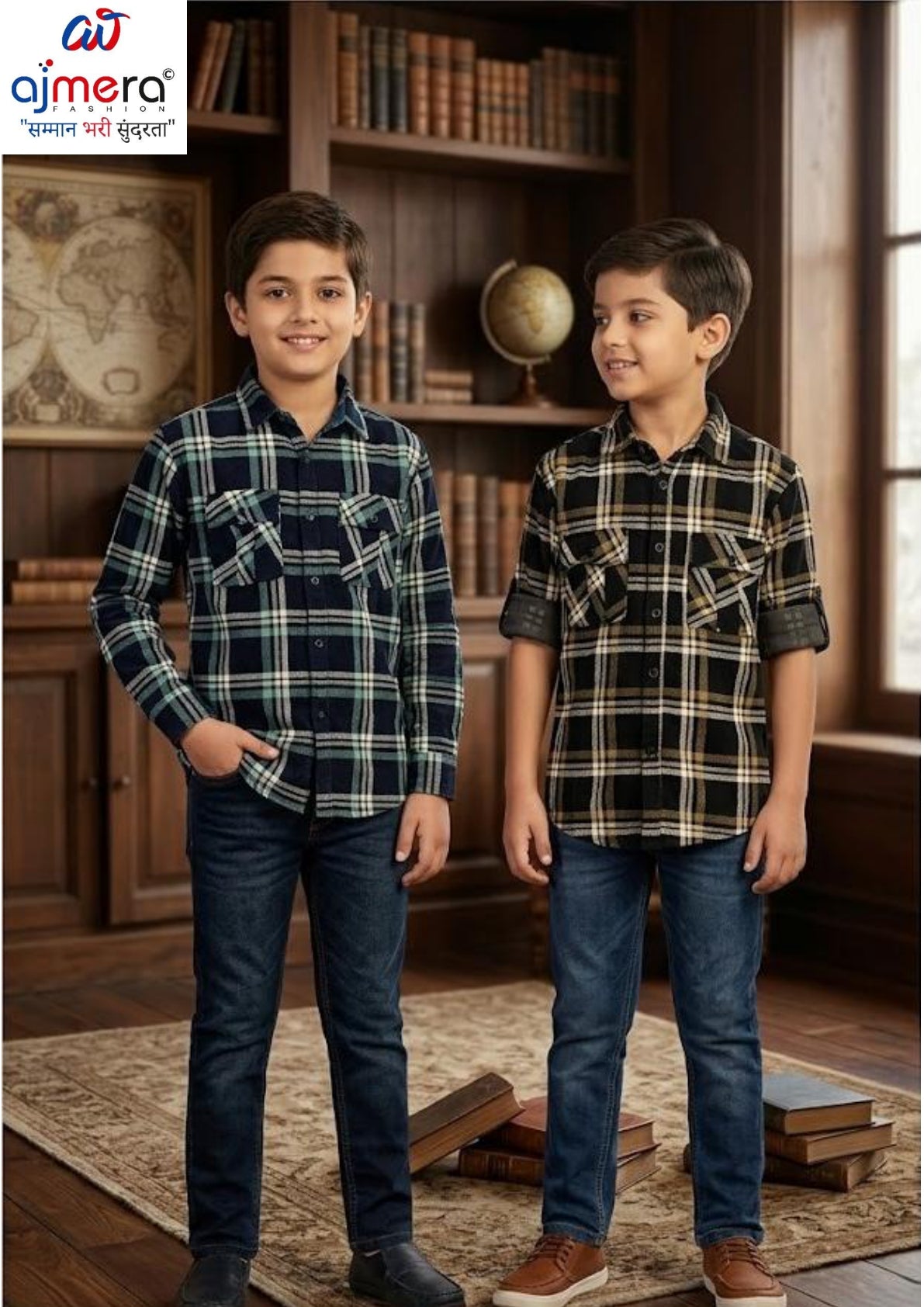 Wholesale Boys Imported Shirt Collection | VNA-N535
