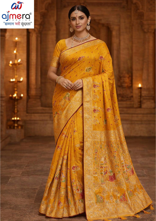 Designer Handwork Saree with Blouse Piece for Premium Ethnic and Traditional Wear | SXS-1676