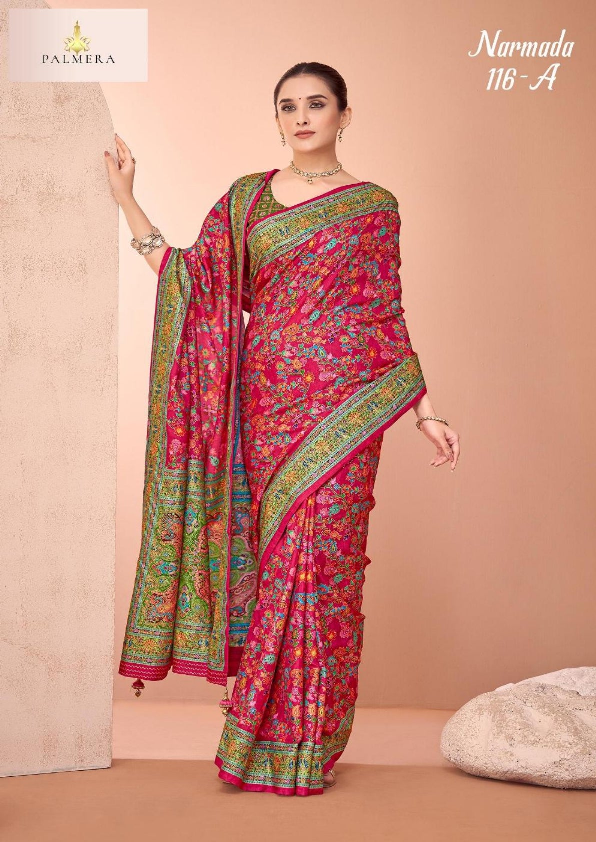 Palmera Saree Manufacturer and Palmera Saree Supplier | ALL-NARMADA-116
