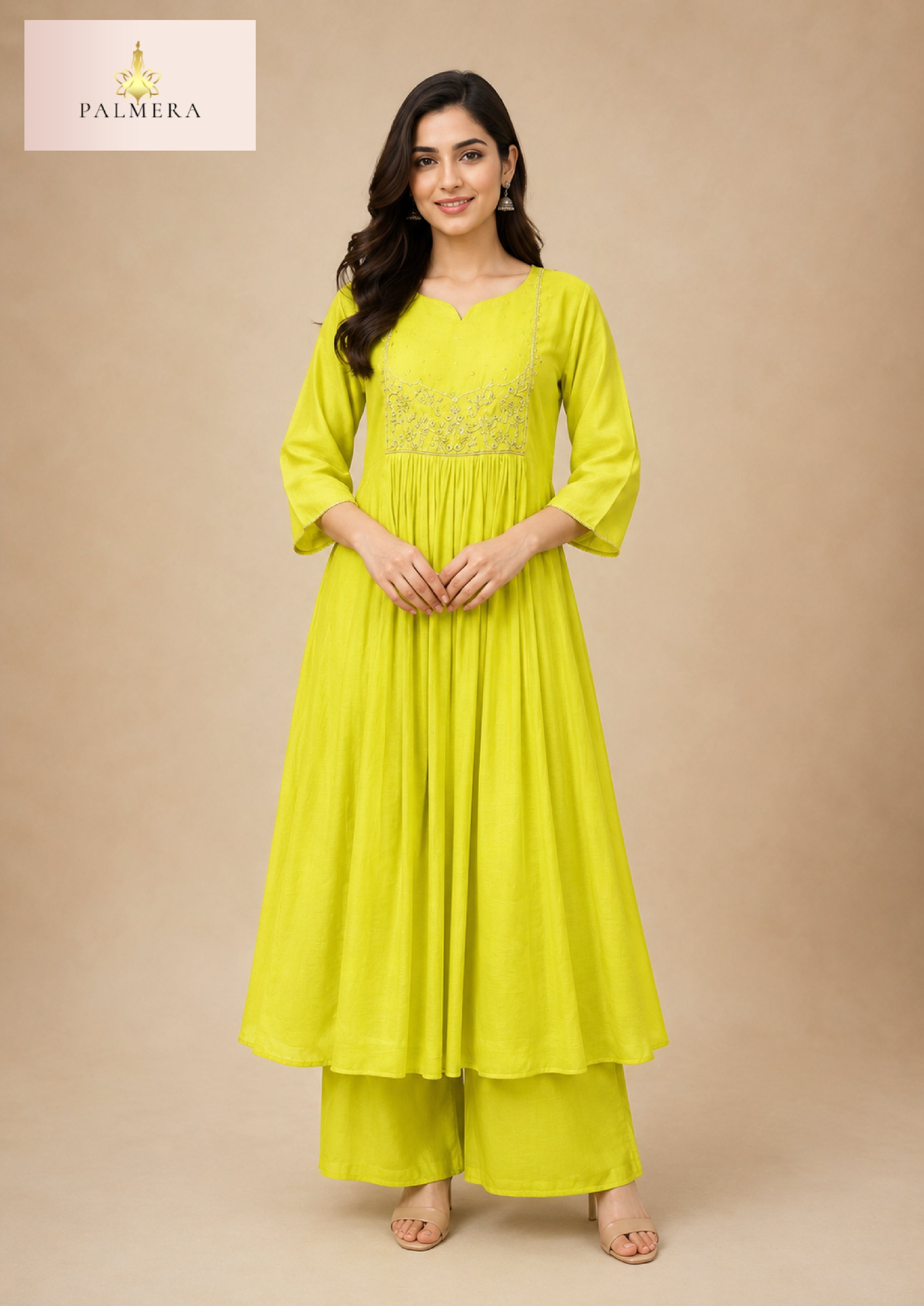 Elegant Designer Palmera Kurti Set for Women | MIK-353D
