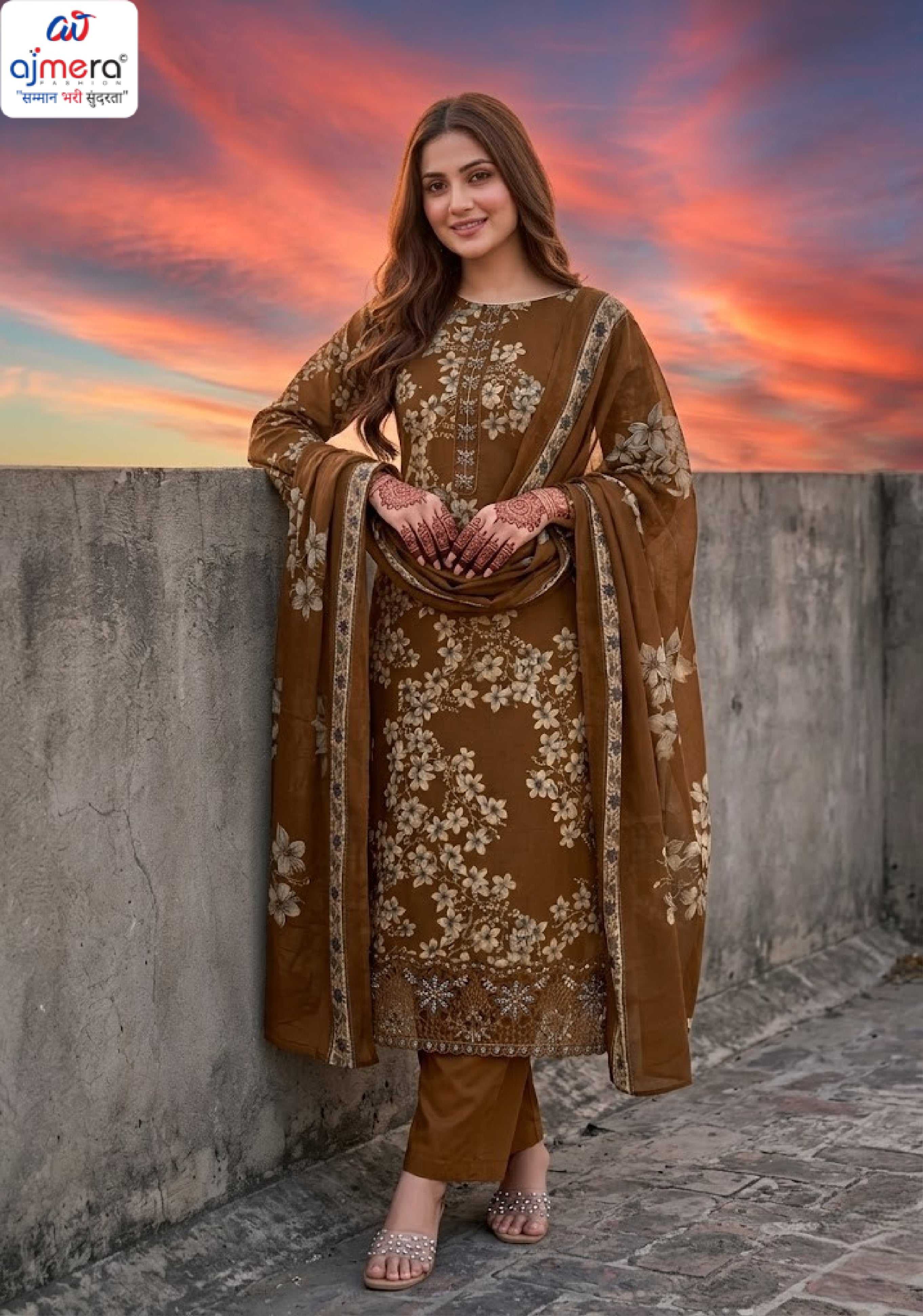 Elegant Unstitched Salwar Suit | VAS-AL HAYA