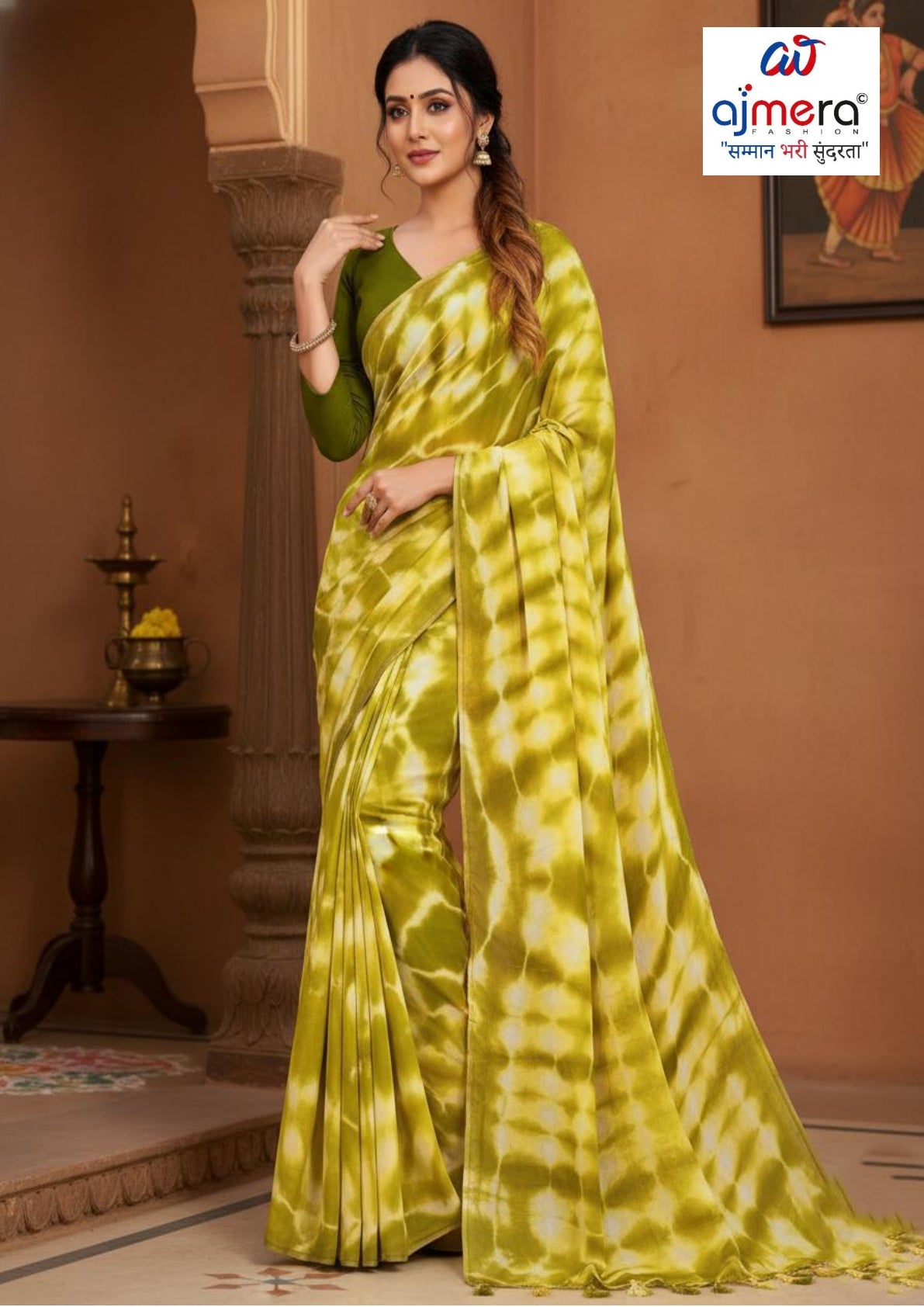 Graceful Printed Saree with Blouse Piece for Modern Ethnic Fashion  | JS-KOHINOOR
