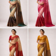 Classic Jacquard Silk Saree with Blouse Piece for Elegant Traditional Look | DS-DEVKANYA