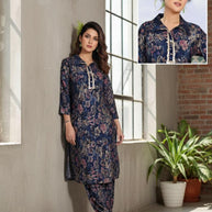 Designer Kurti Pant Set for Women | KRJ-MODAL PRINT