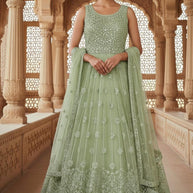 Elegant Designer Party Wear Gown for Women | SET-21692