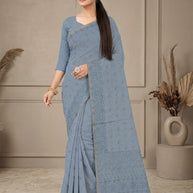 Suti Cotton Saree with Blouse Piece for Premium Ethnic and Traditional Wear | DFL-SANVI-07