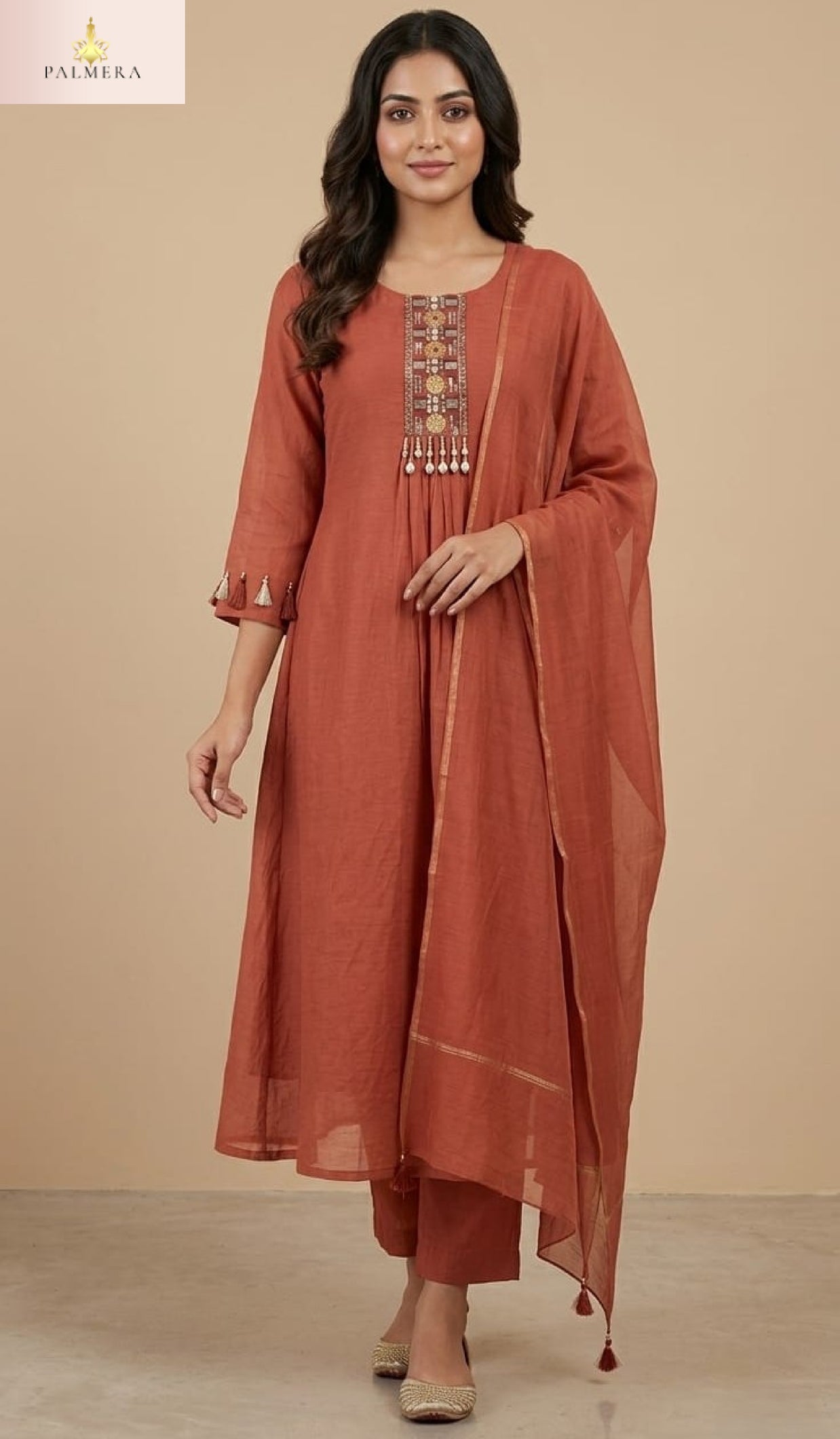 Stylish Premium Palmera Kurti Set for Women | MSA-9266