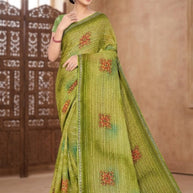 Designer Printed Saree with Blouse Piece for Special Occasions  | SNR-DEVIKA