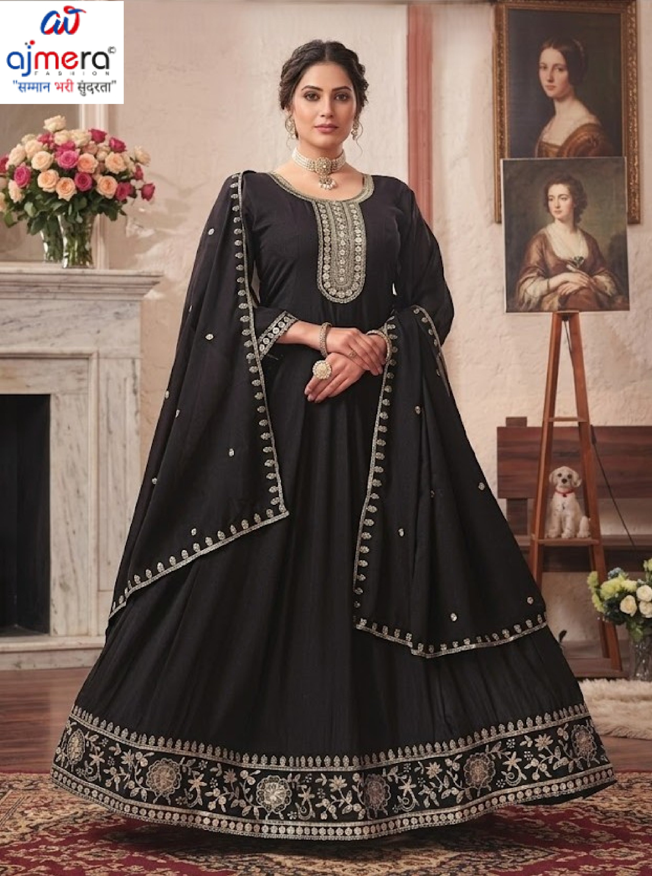 Elegant Jorjet Designer Party Wear Gown for Women | SHP-4817