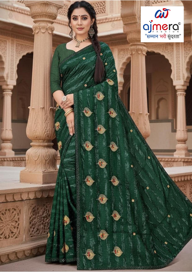 Bulk Saree Supplier with Blouse Piece for Premium Ethnic and Traditional Wear | VKM-PIKASO
