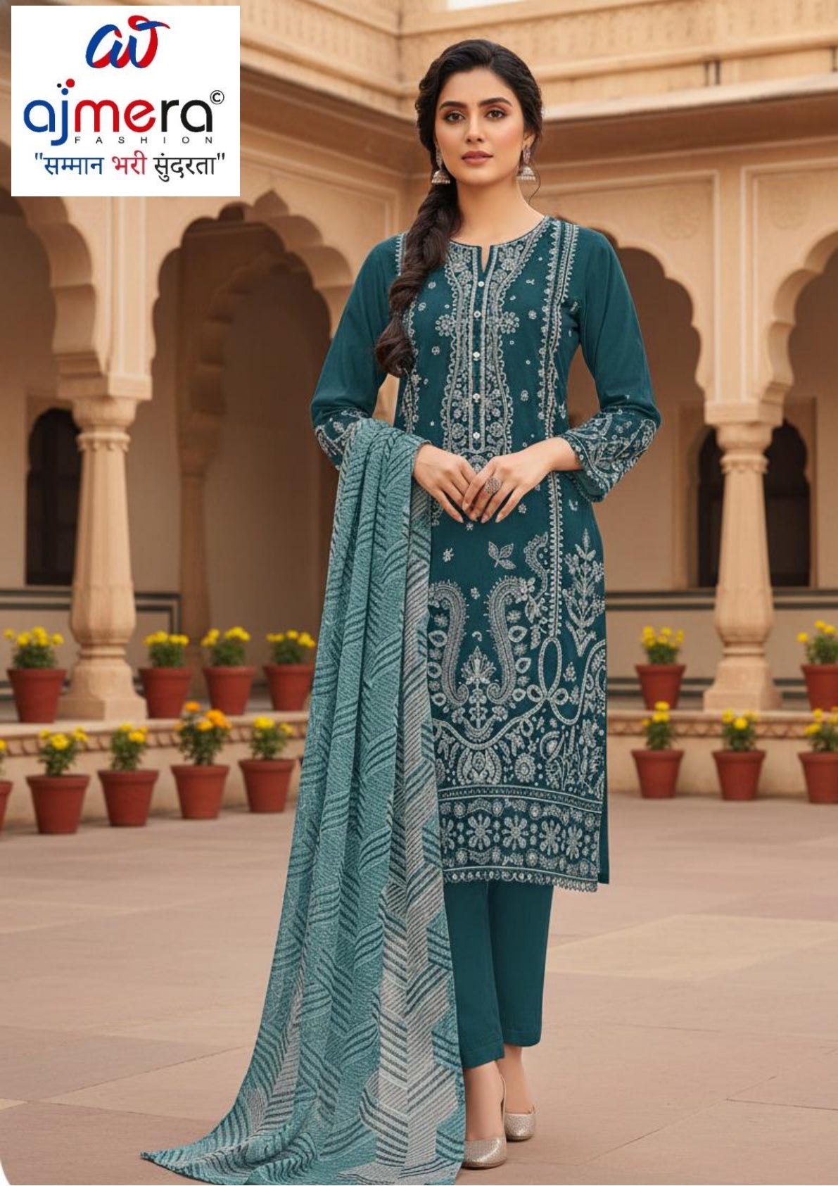 Designer Premium Pakistani Lawn Suit for Women | DIF-5202