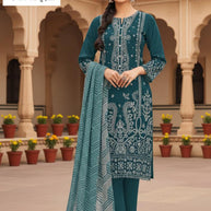 Designer Premium Pakistani Lawn Suit for Women | DIF-5202