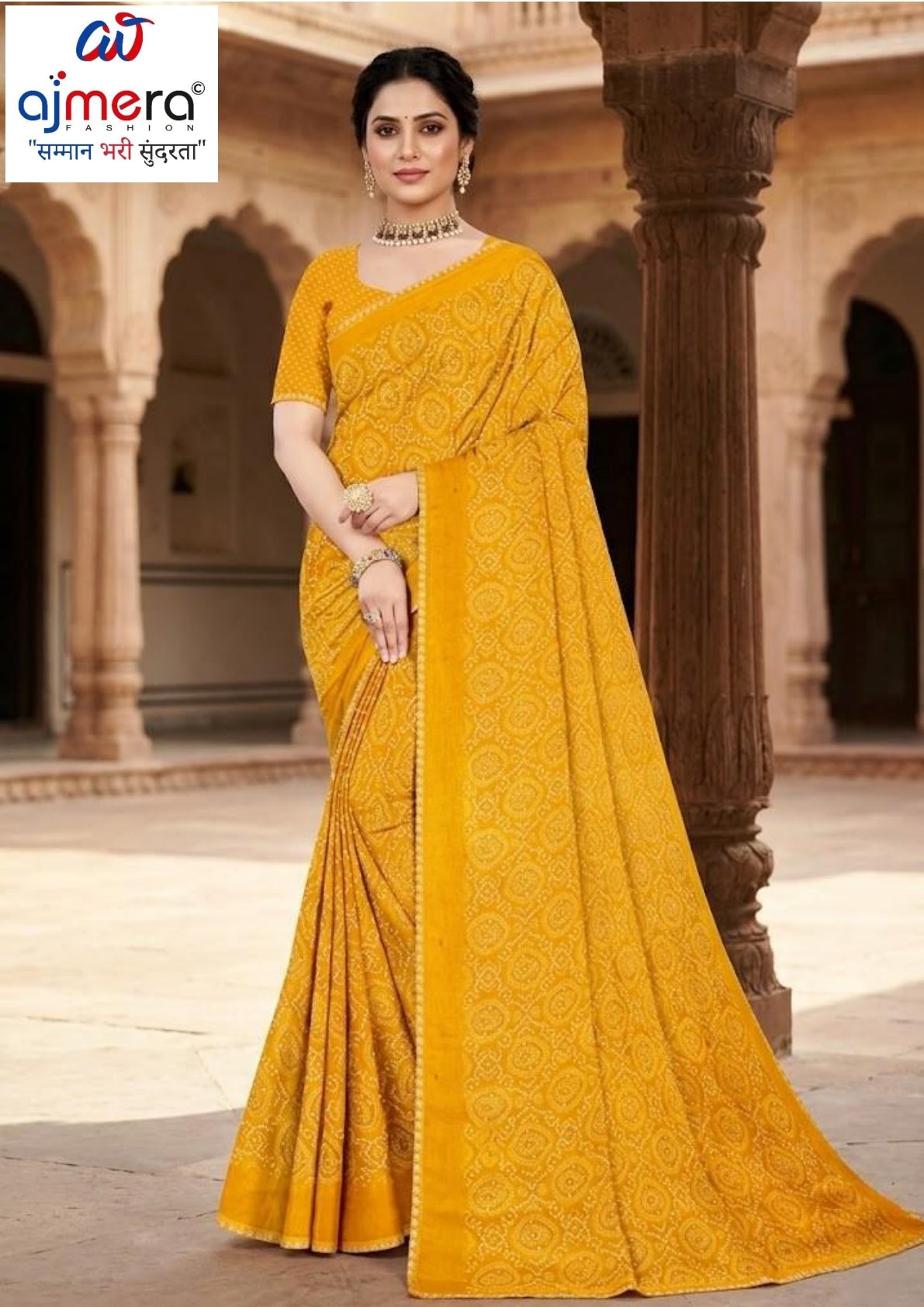 Exclusive Printed Saree with Blouse Piece for Elegant Ethnic Look  | SSR-HOLDEN