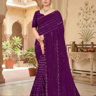 Printed Dyed Matching Saree with Blouse Piece for Premium Ethnic and Traditional Wear | TIK-BELLAVITA