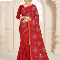 Daily Wear Cotton Saree with Without Blouse for Premium Ethnic and Traditional Wear | PJA-EK NAZAR