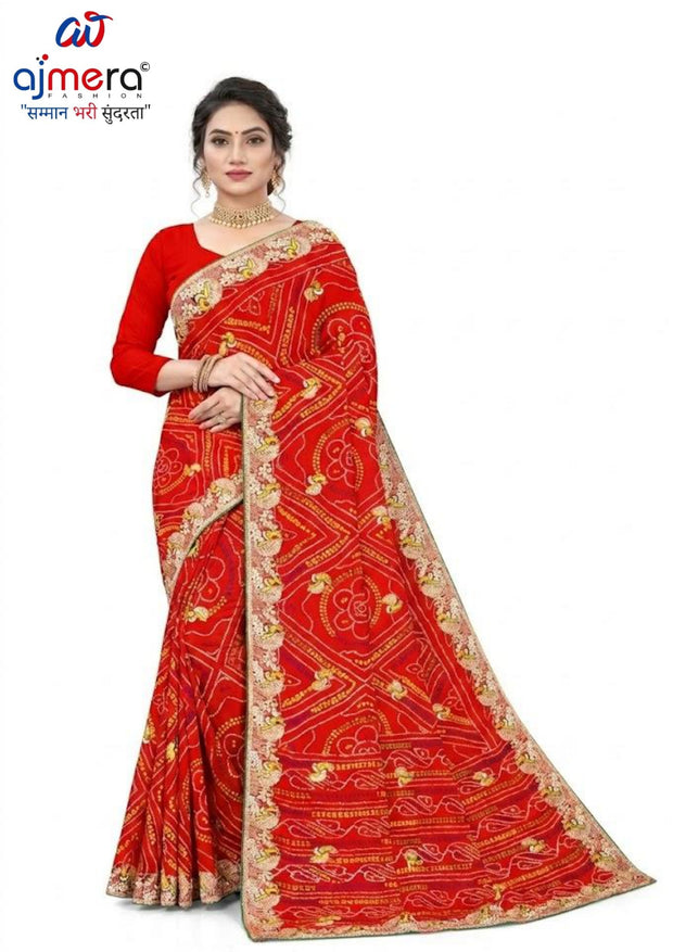 Designer Printed Saree with Blouse Piece for Special Occasions | TD-HASTKALA