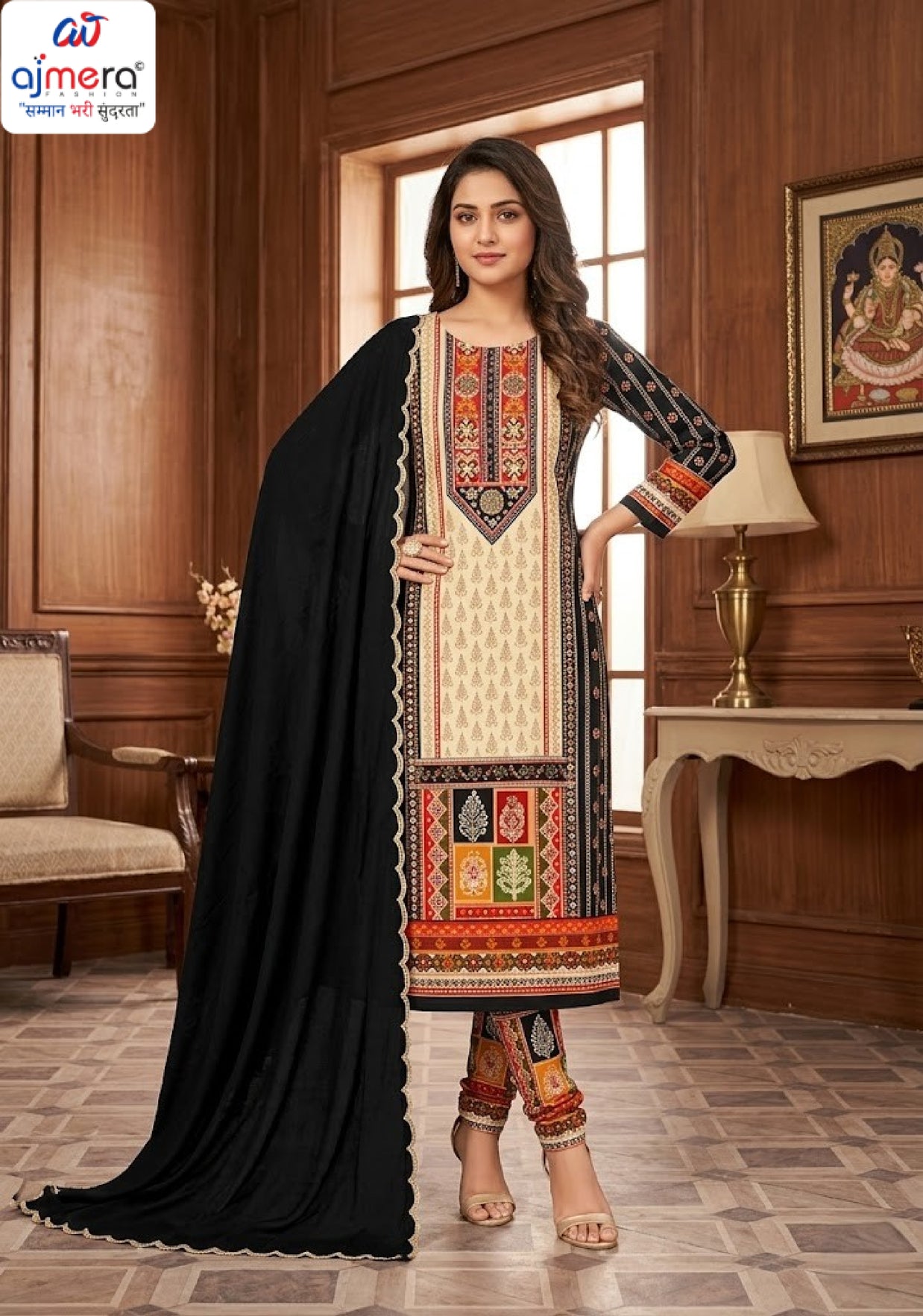 Affordable Unstitched Suit Collection for Wholesale Market | VLF-GULSHAN